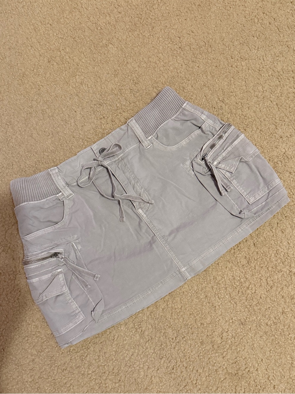 American Eagle Khaki Mini Skirt